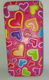 Θήκη Case Apple Iphone 4/4S/5 fuchsia heart love (OEM) Θήκη Case Apple Iphone 4/4S/5 fuchsia heart love (OEM)